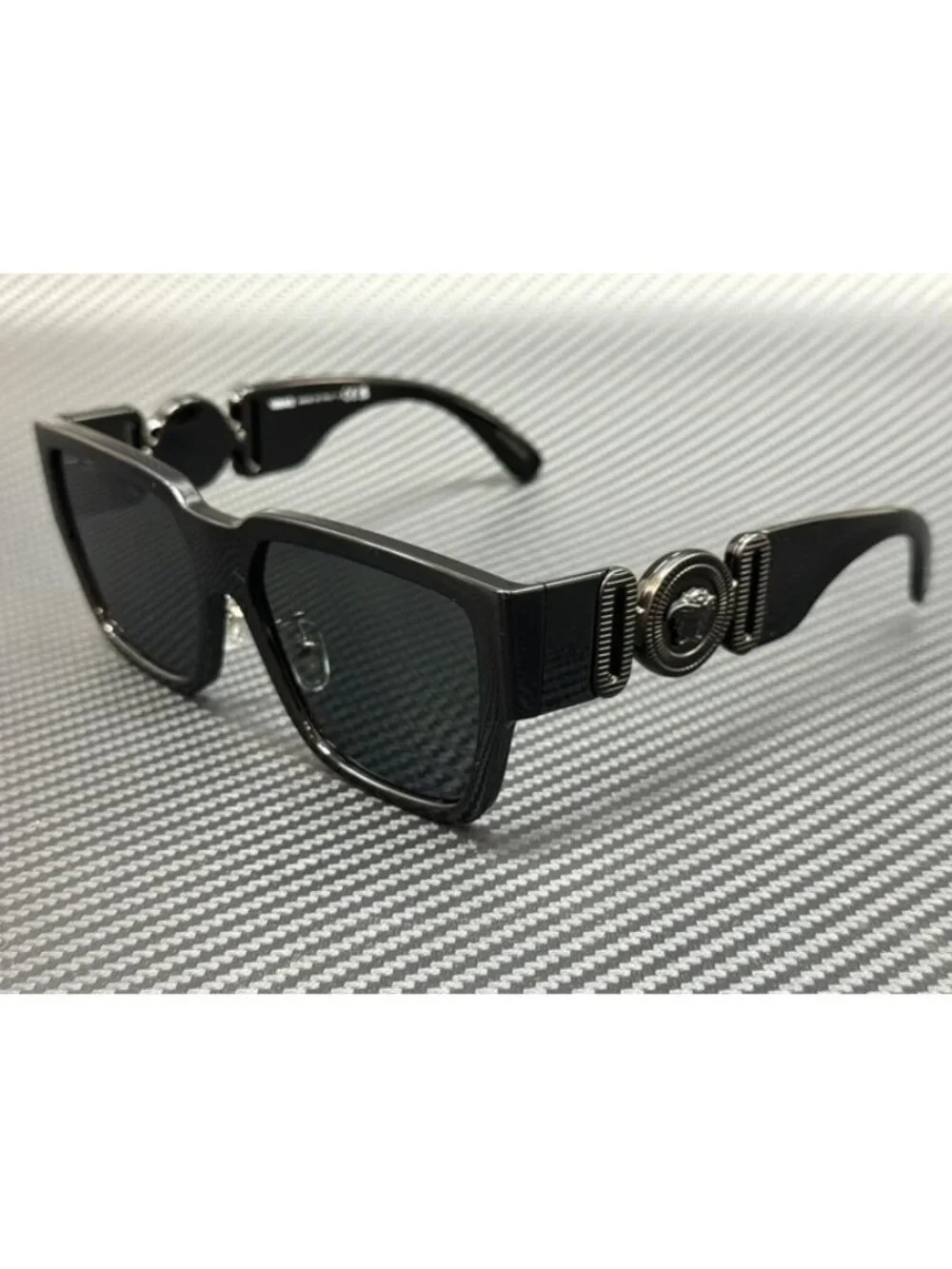 New Versace Men Black Sunglasses 57-16-140